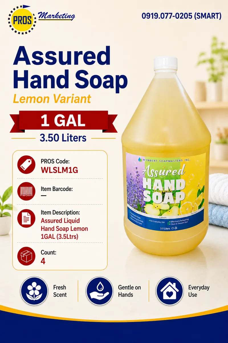 Wyn Liq Hand Soap Lemon 1GALX4s