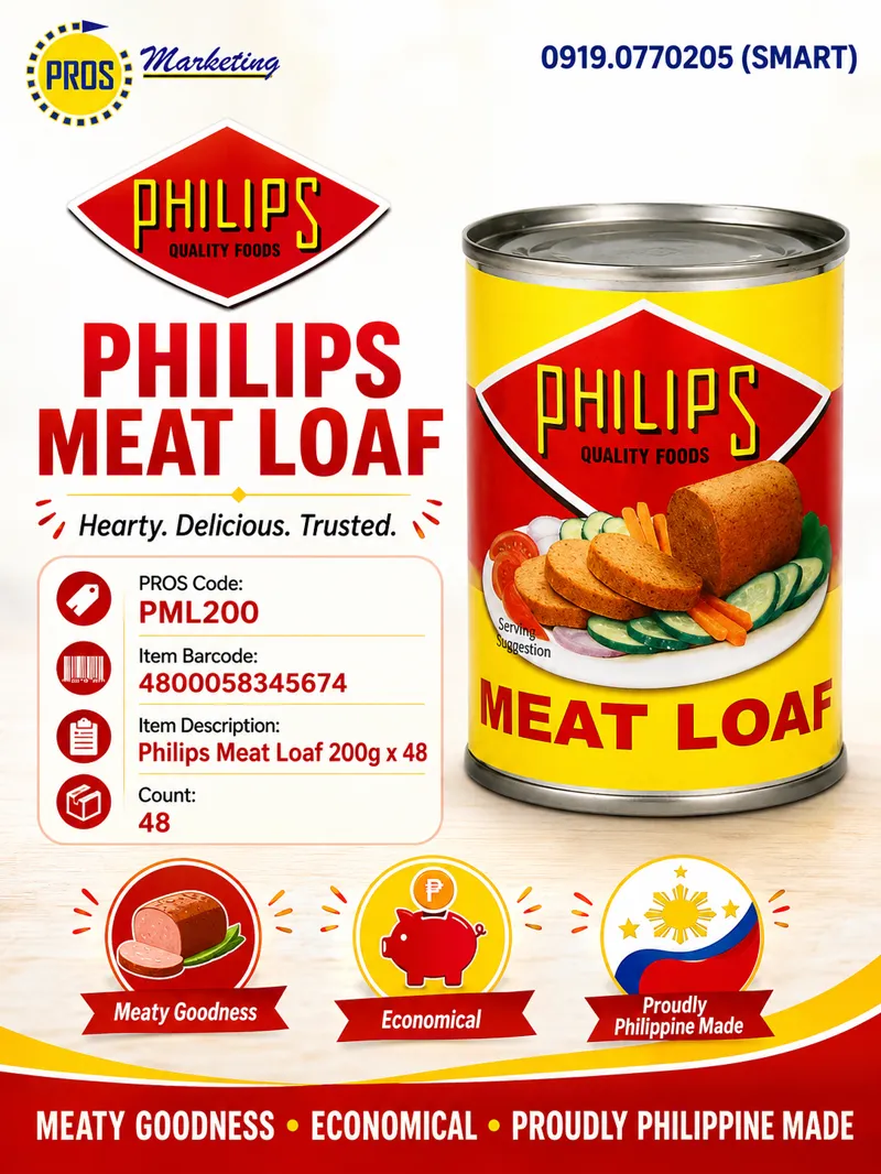 Philips Meat Loaf 200gx48