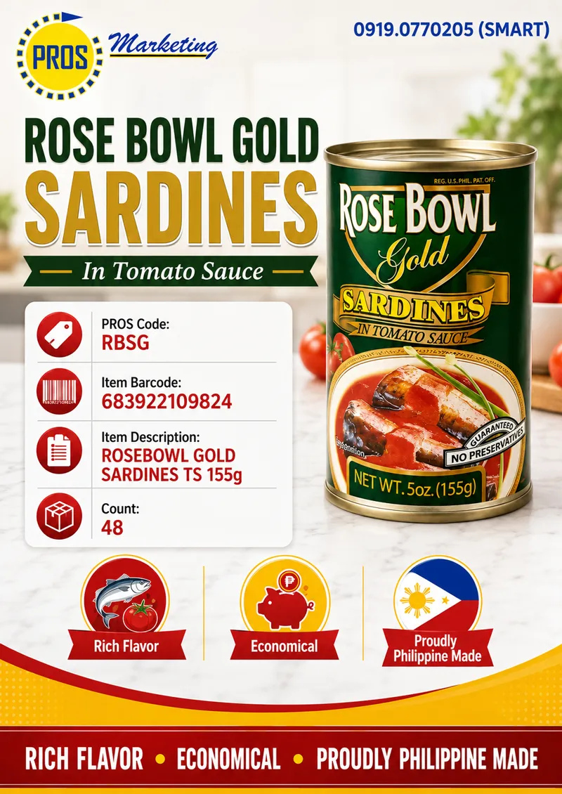 ROSE BOWL SARDINES CHILI 155g