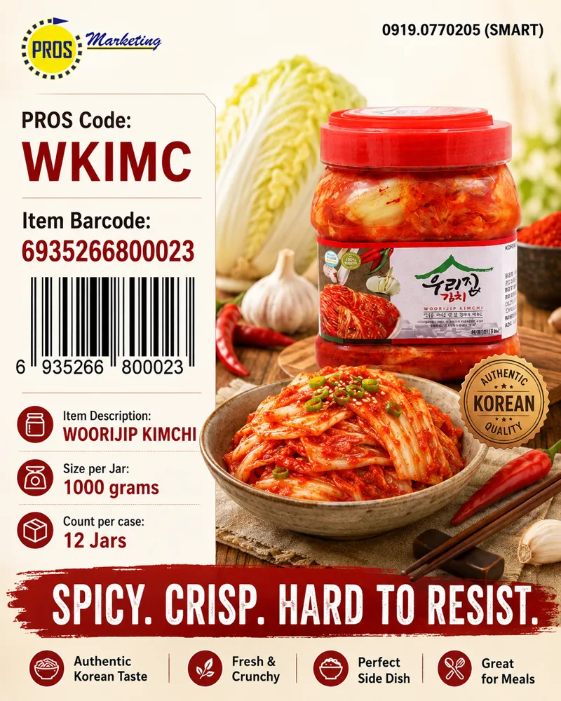WOORIJIP KIMCHI 1kgx12s