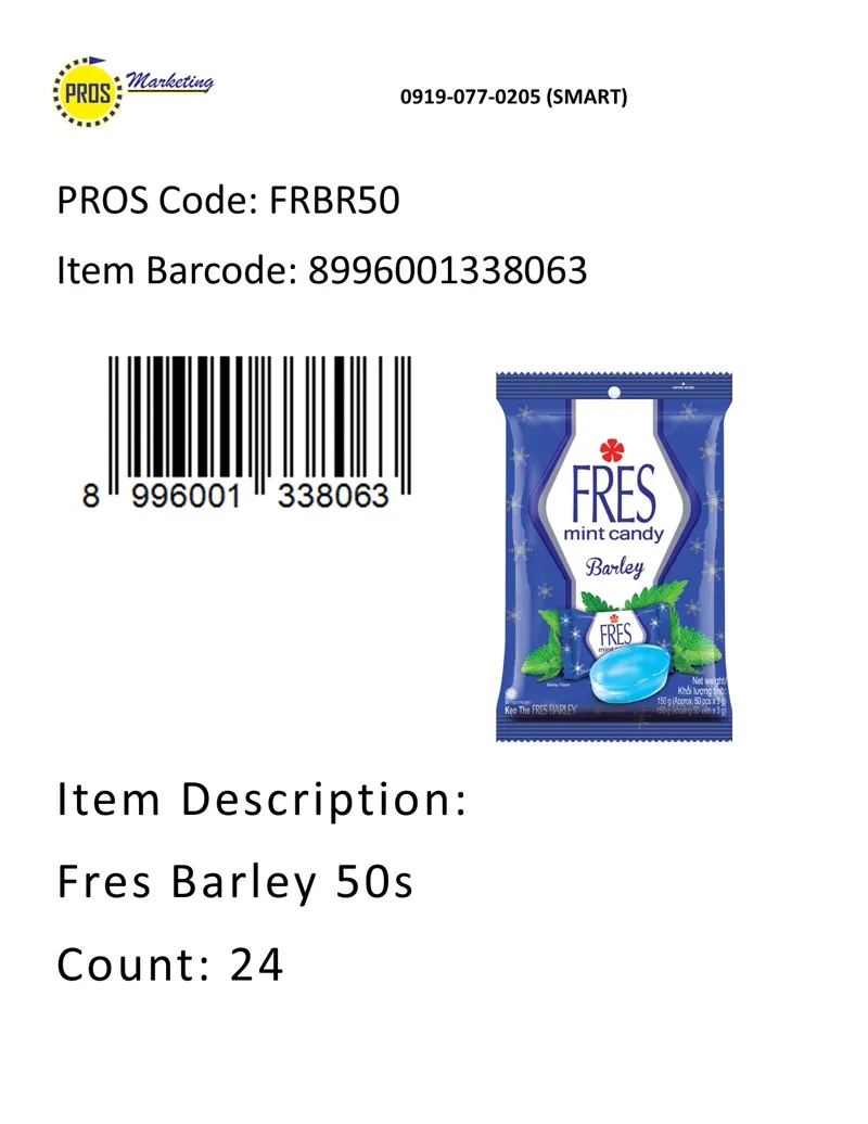 Fres Barley 50s