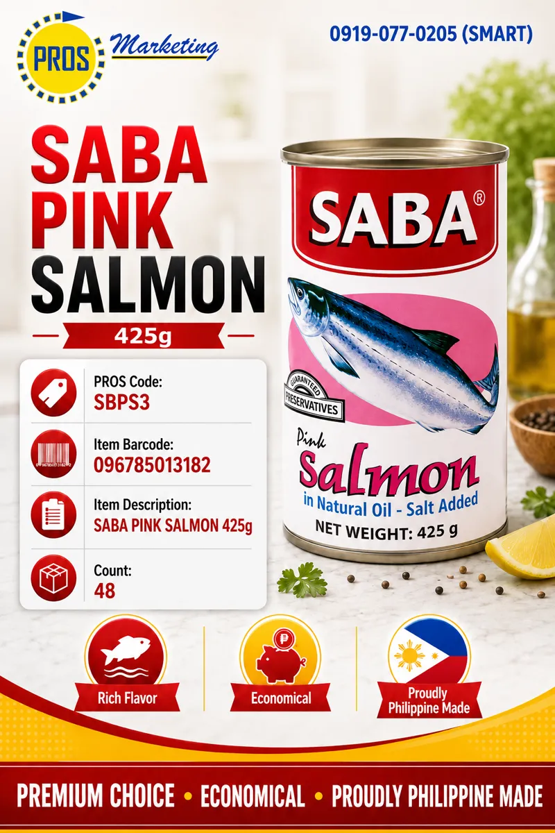 SABA PINK SALMON 425g