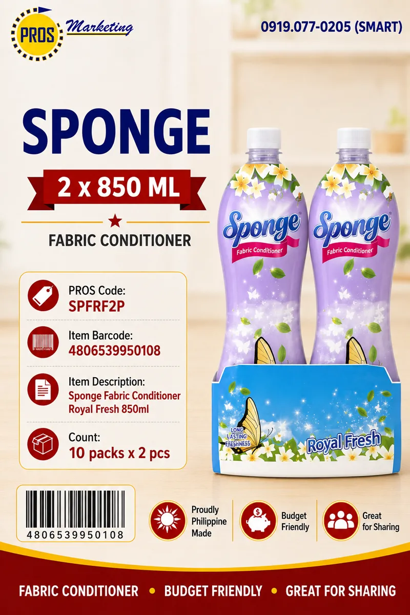 Sponge FBC Royal Frsh 850mlx20