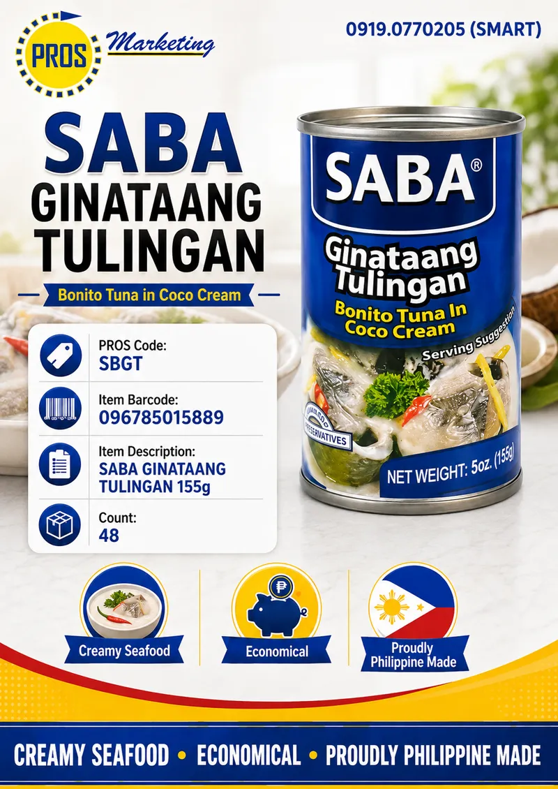 SABA GINATAANG TULINGAN 155g