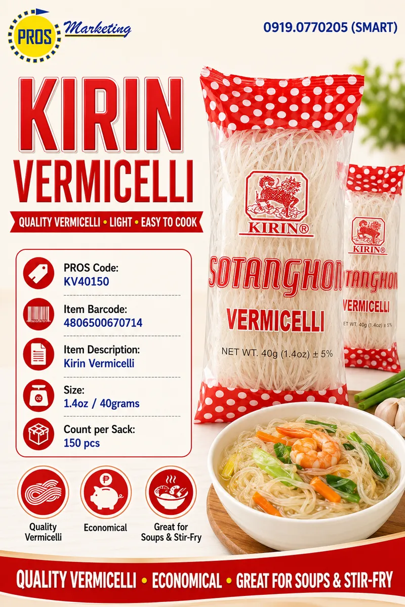 Kirin Vermicelli 40g x 150