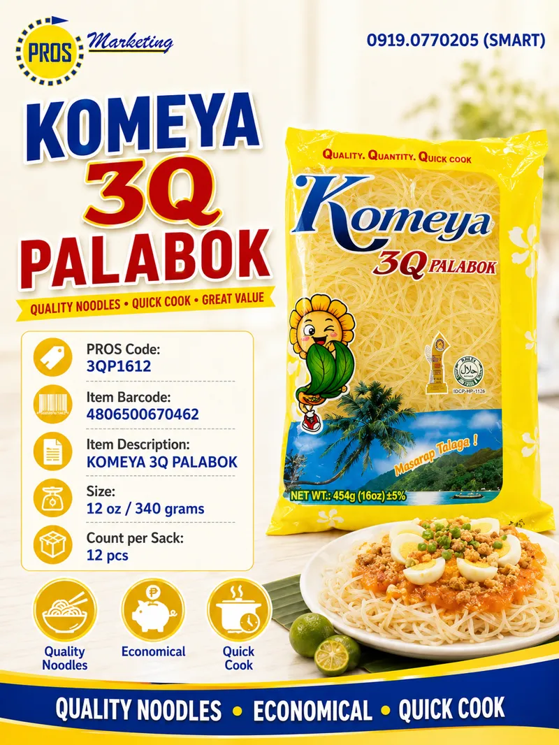 KOMEYA 3Q PALABOK 16z x 12s