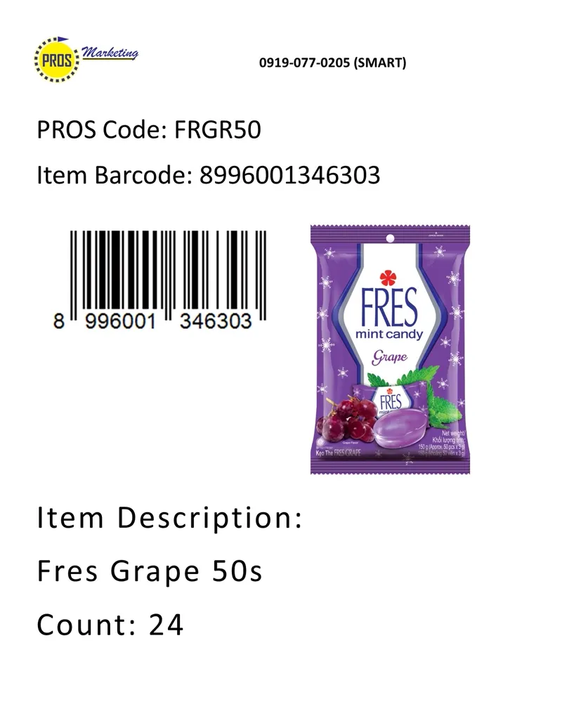 Fres Grape 50s