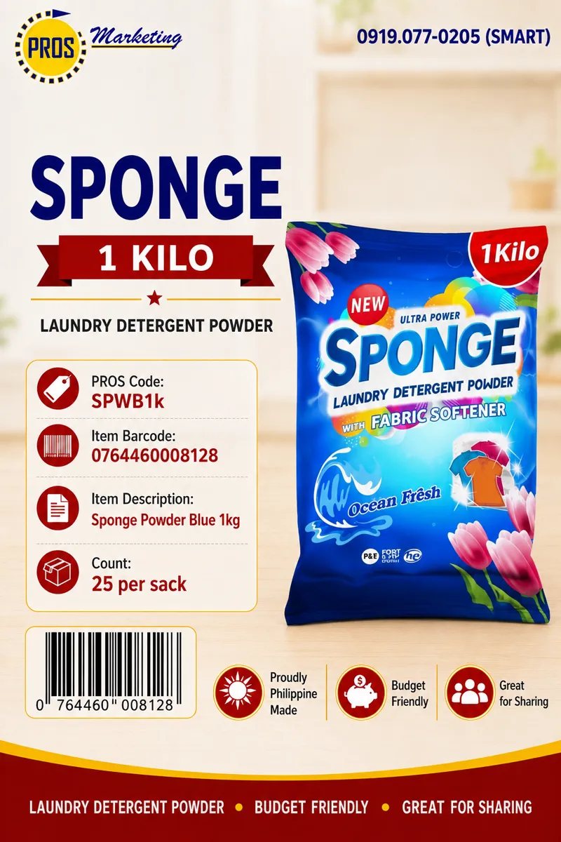 Sponge DWL A-B 850ml x 3 x8
