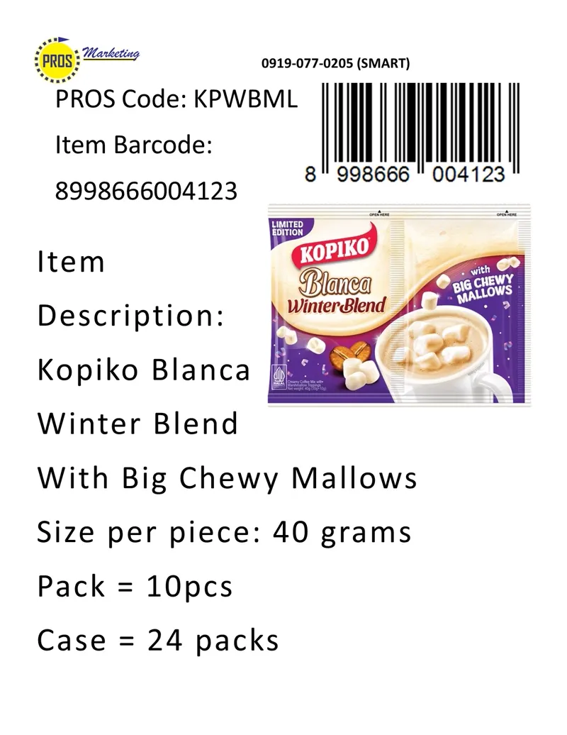 Kpk Blnc WB Mllws (40gx10s)x24s