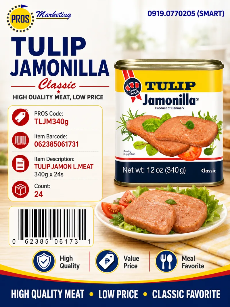 TULIP Jamonilla 340gx2x12s(promo)