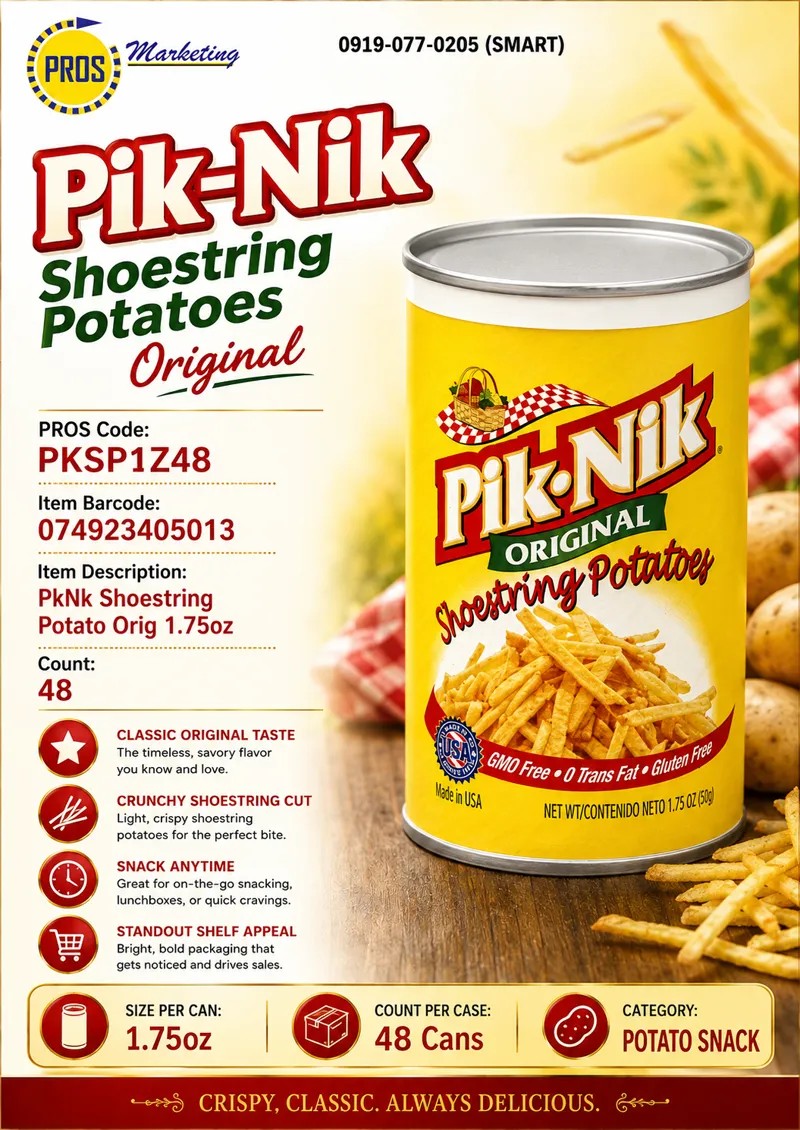 PkNk Shoestring Potato Orig 1.75ozx48