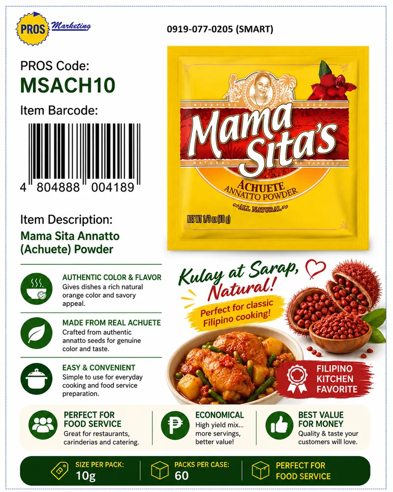 MS Annato (Achuete) Powder 10gx60
