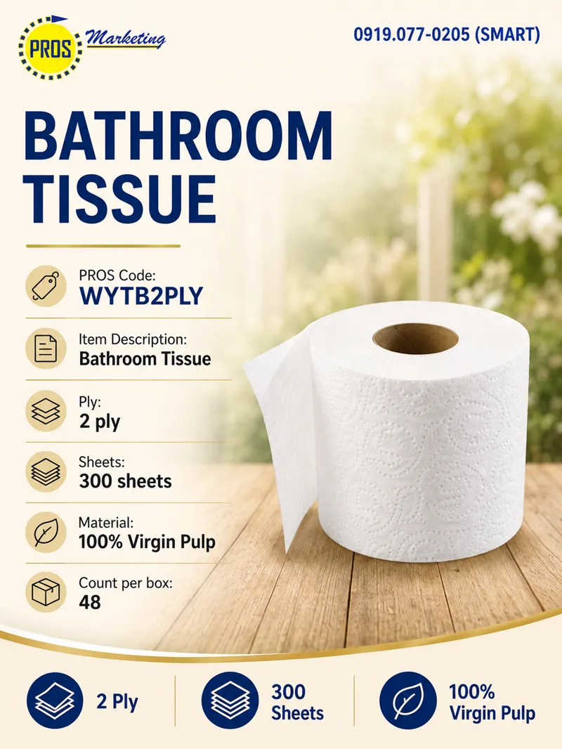Bath Tissue 2ply 300sheets