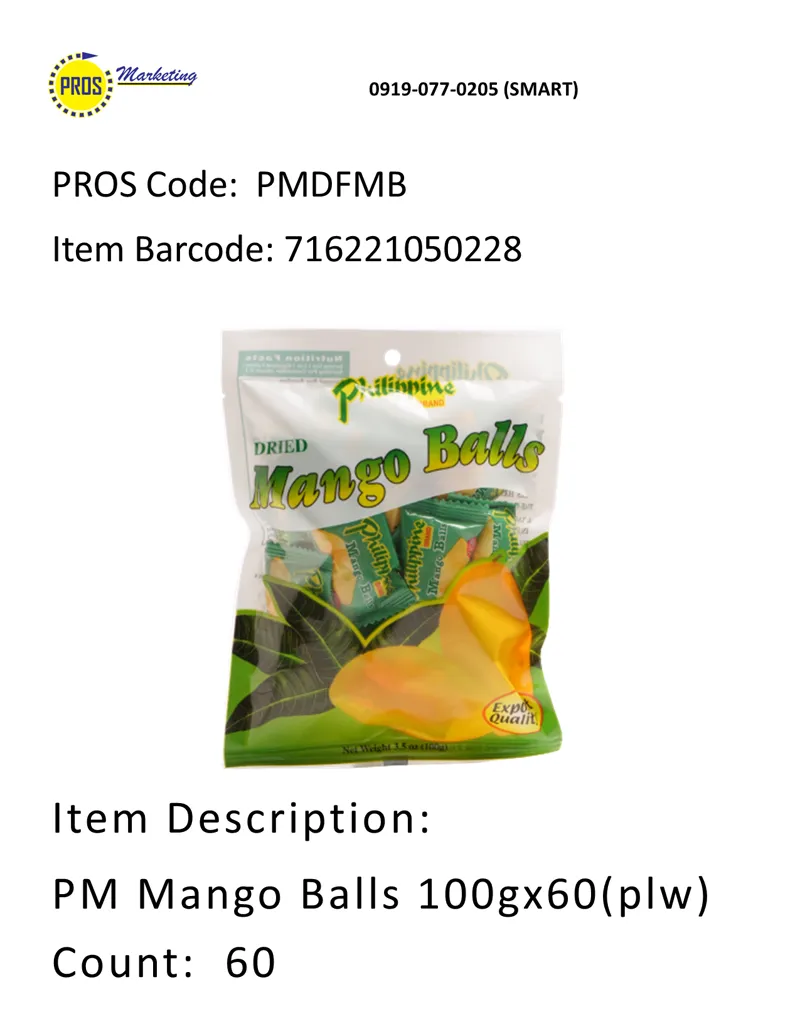 PM Mango Balls 100gx60(plw)