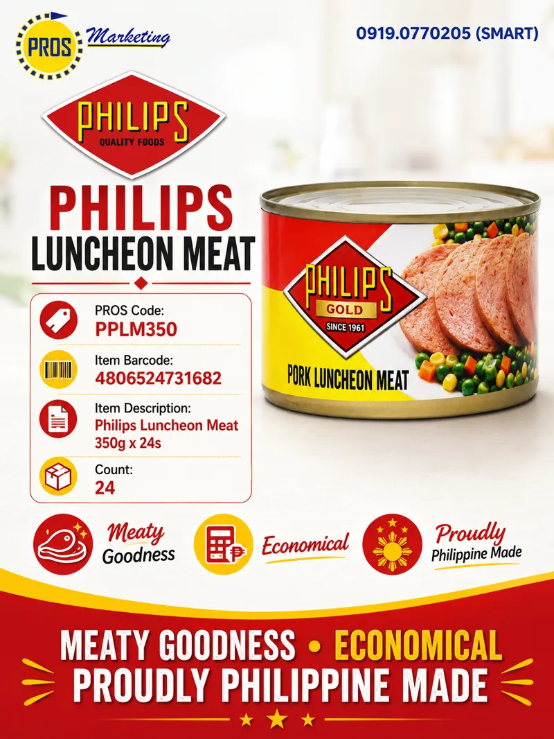 Philips Luncheon Meat 350gx24s