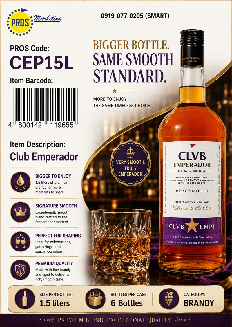 Club Emperador 1.5Lx6