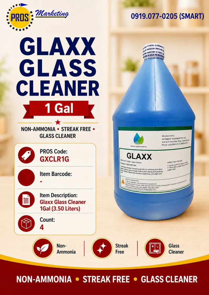 Glaxx Gls Clnr(Non NH3) 1Galx4s