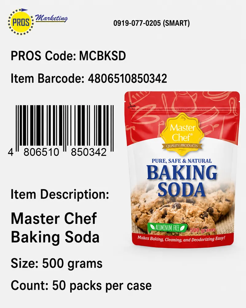 MChef Baking Soda 500gx50s