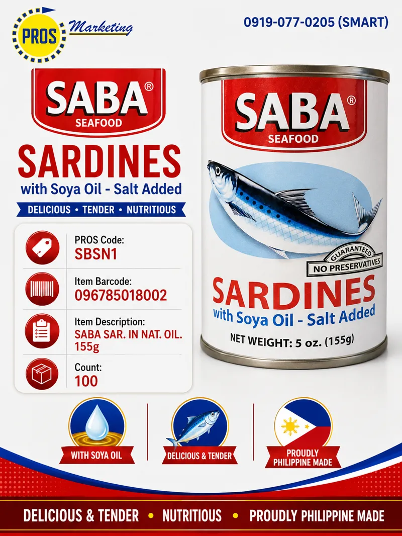 SABA SARDINES RED 155g