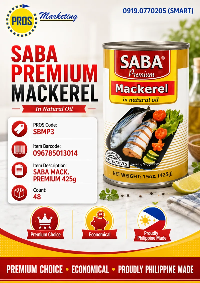 SABA MACK. PREMIUM 425g