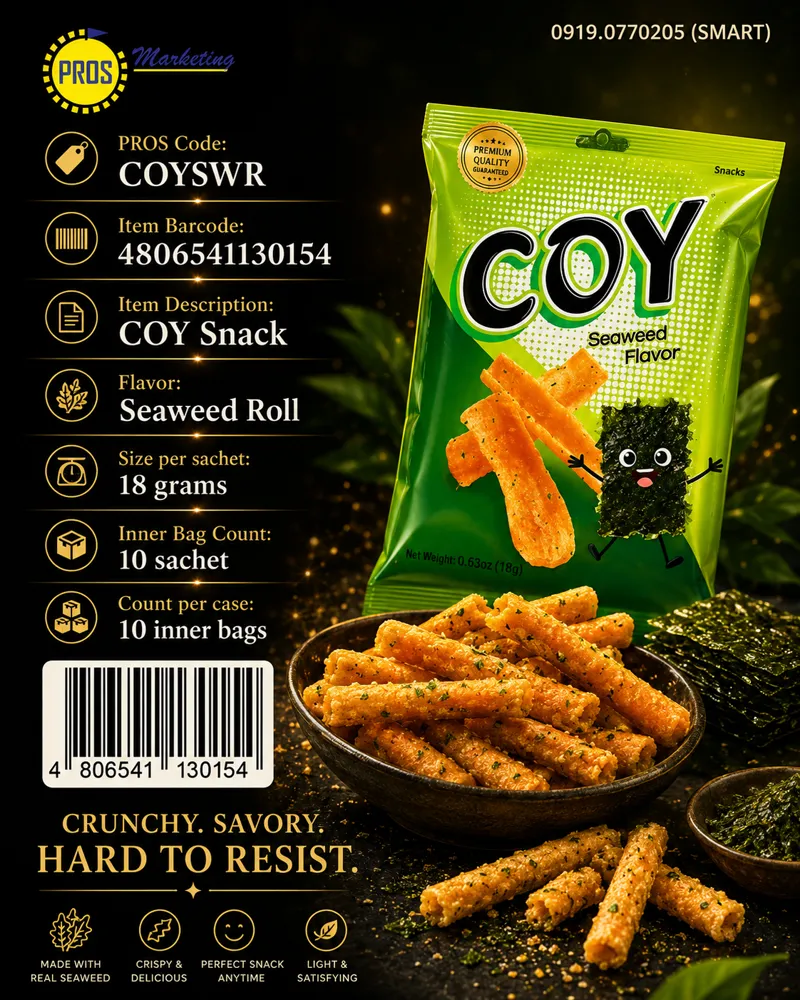 COY Seaweed Roll (18gx10s)x10s