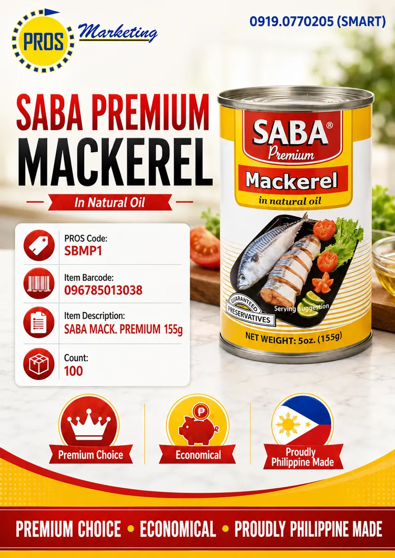 SABA MACK. PREMIUM 155g